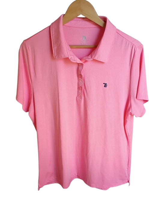 Travel Together with you Tops - SOLD "Travel Together With You" Neon Pink Polo Athletic Shirt Size XL
